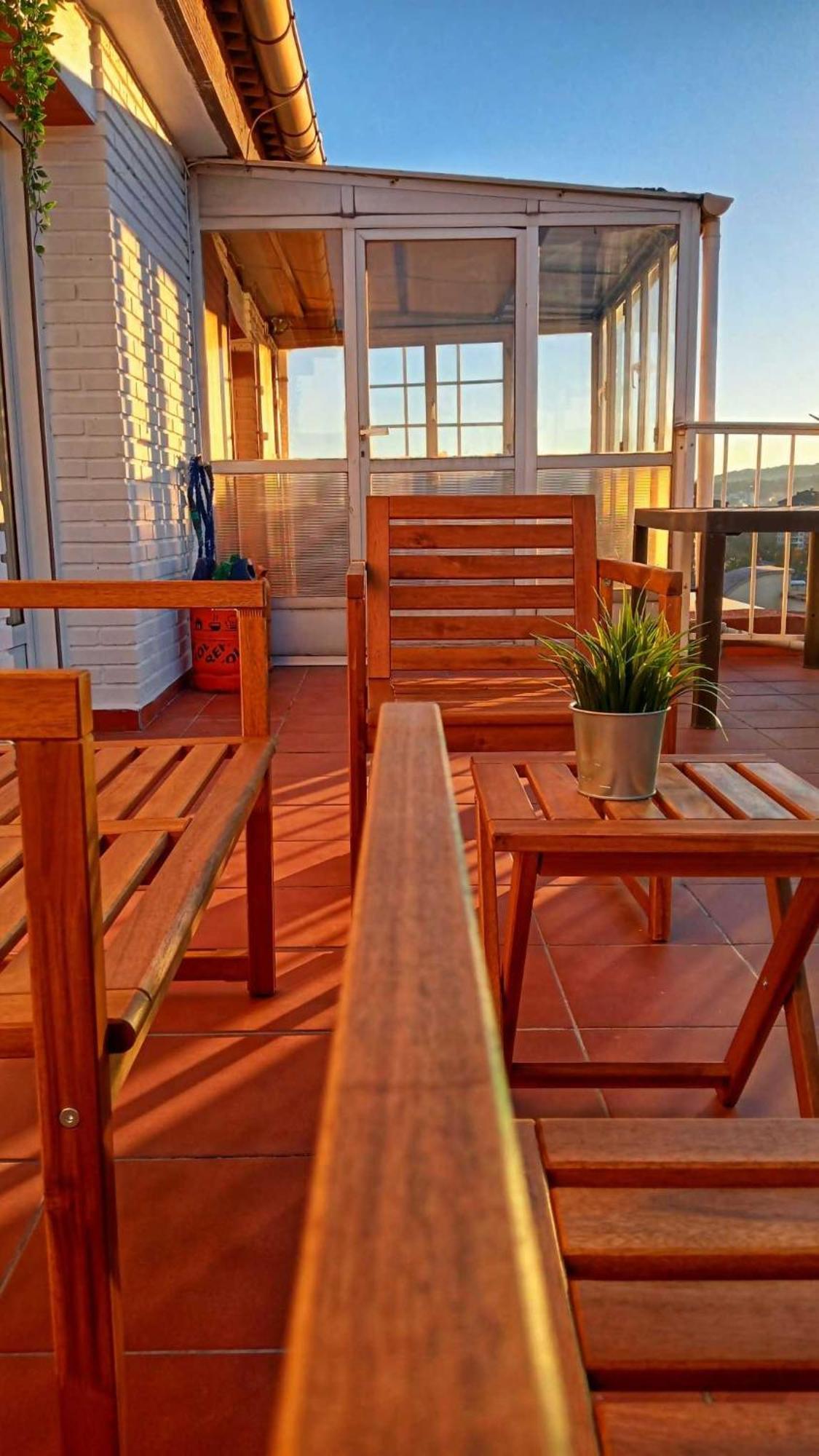 Ferienwohnung Atico Terraza Playa Futbol Y Congresos Vut4708As Gijón Exterior foto